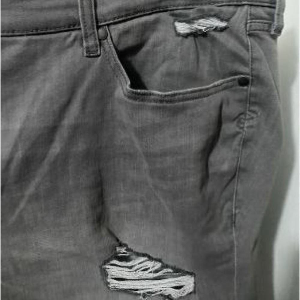Torrid Gray Distressed Jean Shorts - Picture 5 of 5